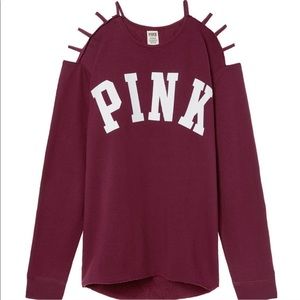 SALE 💥Vs PINK Strappy Shoulder Sweatshirt💥